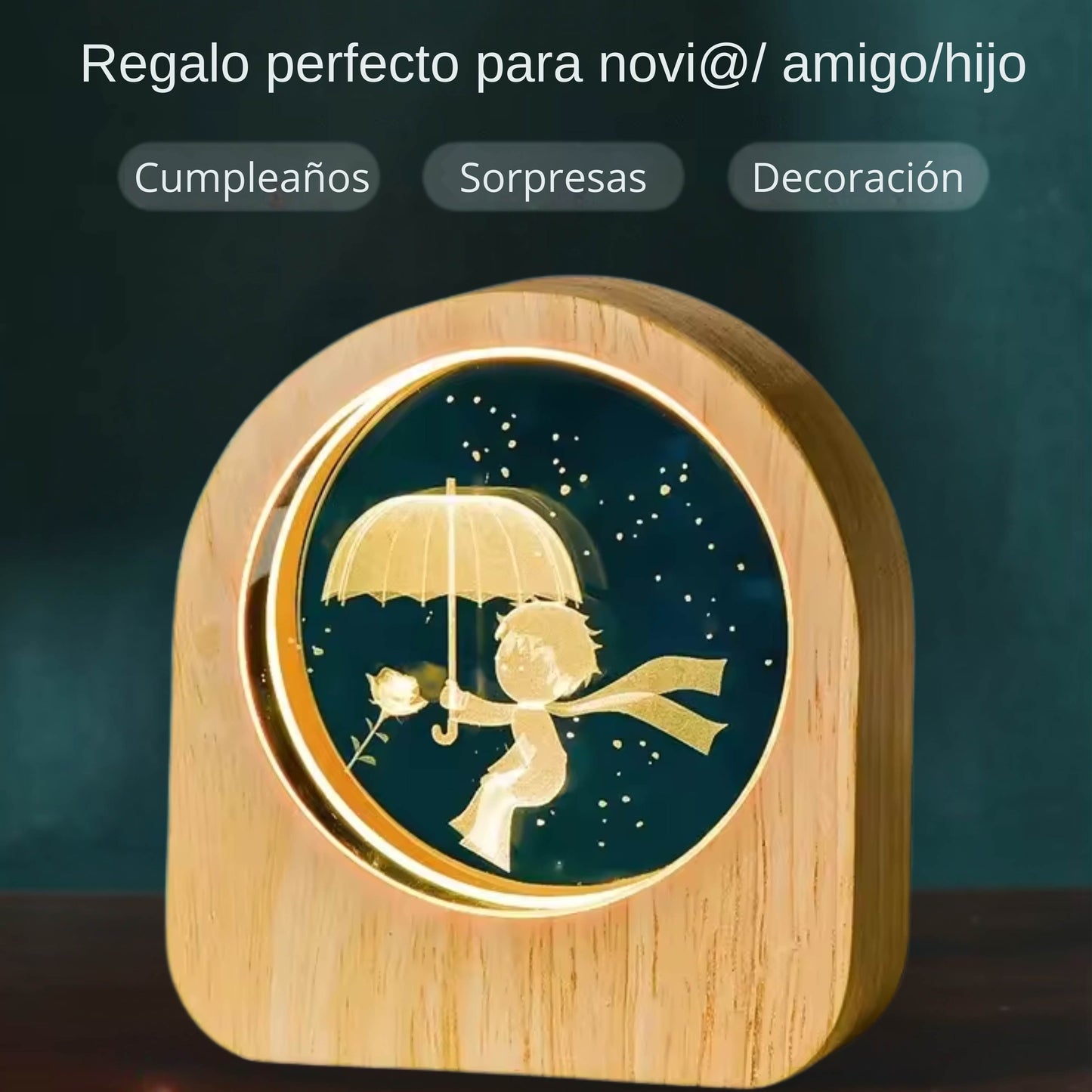 Principito Protegiendo a Su Rosa