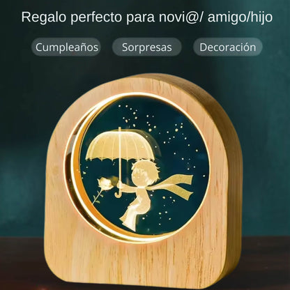 Principito Protegiendo a Su Rosa